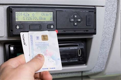 driver tachograph card replacement